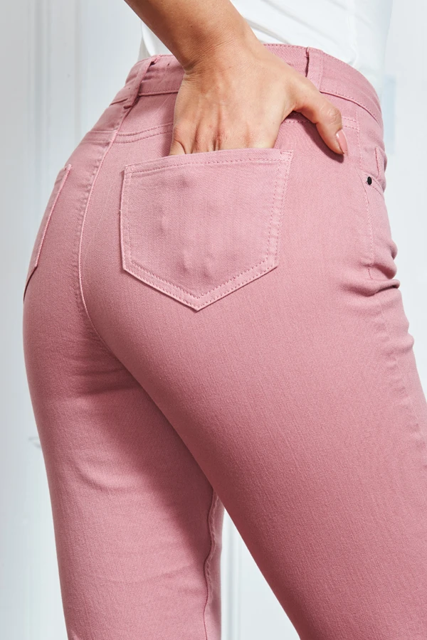 Dusky Pink Perfect Skinny Jeans - Image 6