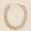 Gold Flat Chain Link Necklace