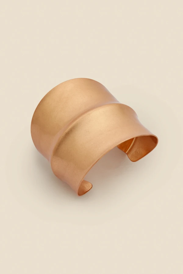 Gold Cuff Bracelet - Image 2
