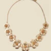 Gold Flower Detail Necklace