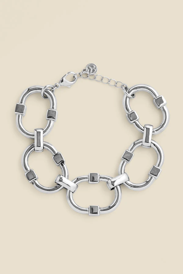 Silver Chunky Chain Link Bracelet