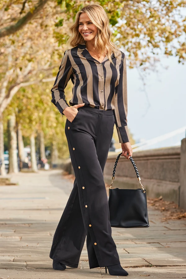 Black Faux Leather Twist Strap Detail Shoulder Bag - Image 8