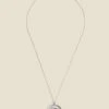 Silver Coin Pendant Necklace